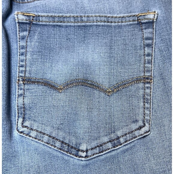 American Eagle Slim Straight Jeans Mens Size 32x34 Blue Denim Stretch Casual - Picture 12 of 16